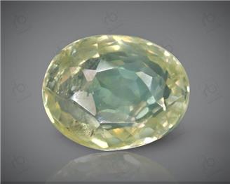 Natural Unheated & Untreated Certified Yellow Sapphire (Pokhraj) 5.25 CTS ( 92853 )